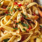 spaghetti con aglio olio e peperoncino